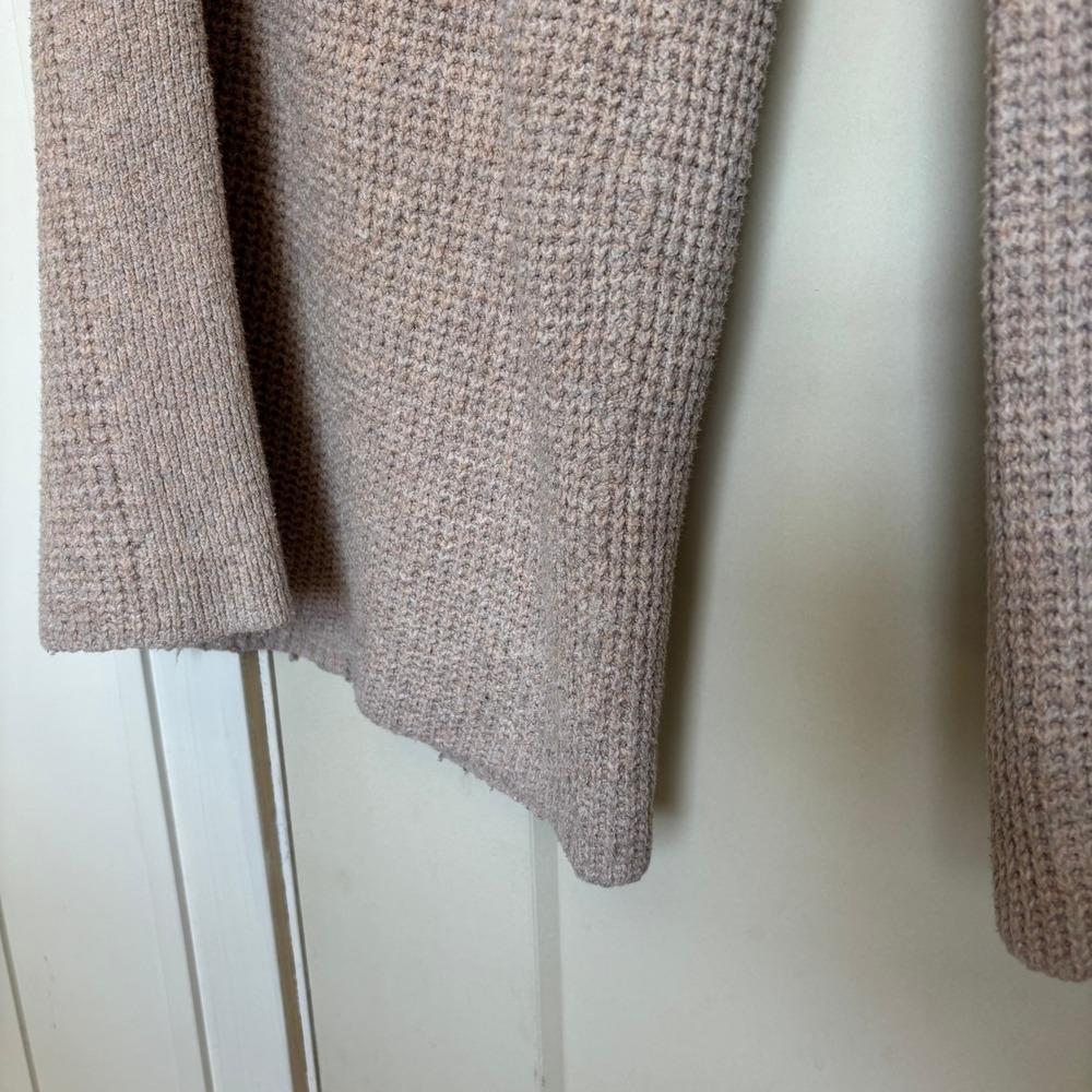 Aerie Cozy Thermal Waffle Knit Lounge Set sweater & wide leg pants L/XL short - Picture 8 of 10